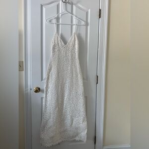 House of Harlow 1960 White Crochet Dress